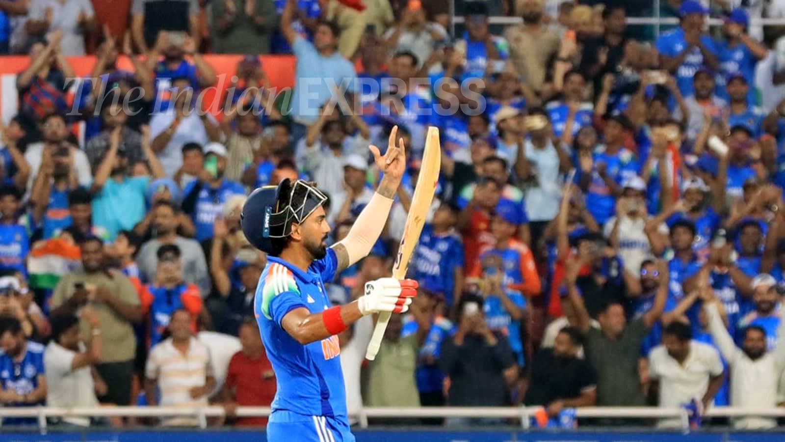 KL Rahul scores his ninth ODI century, takes India to strong score despite shaky start