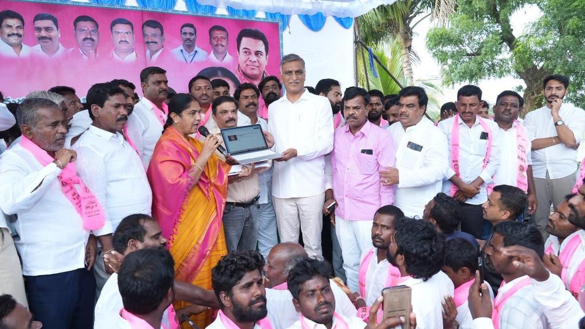 BRS attributes drought to govt. failure to utilise available water, generate power