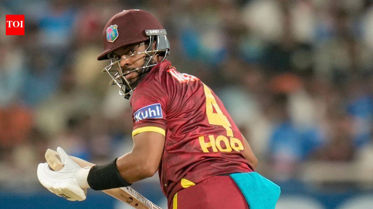 Hope battles cramps as WI chase down 352 to beat India by 5 wickets