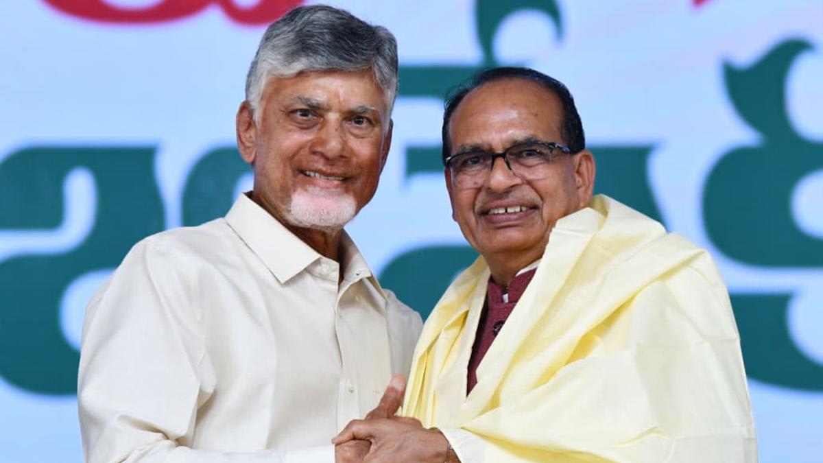 Nine lakh houses for Andhra: Naidu, Chouhan lay foundation for first three lakh under PMAY-G