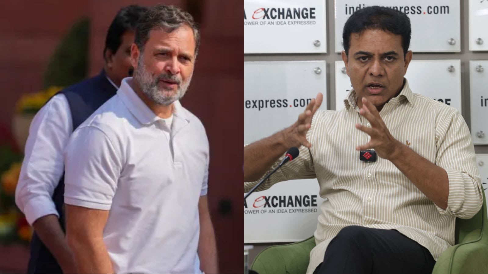 As Rahul protests in Delhi, criticism from Telangana: KTR calls him coward and bully