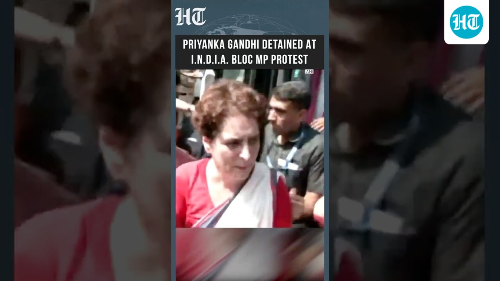 Priyanka Gandhi Released Shortly After Being Detained During INDIA Bloc MPs' March To ECI