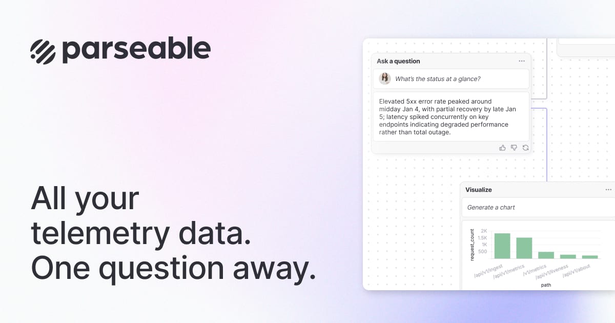 Show HN: Parseable, an open observability datalake, handles 100M time-series/min