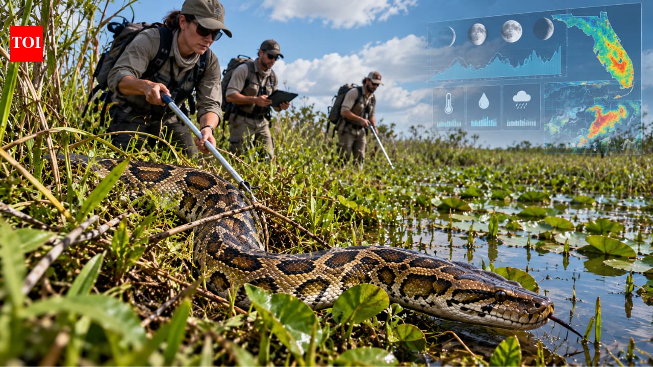 Florida scientists use AI to predict when Burmese pythons are most likely to be caught
