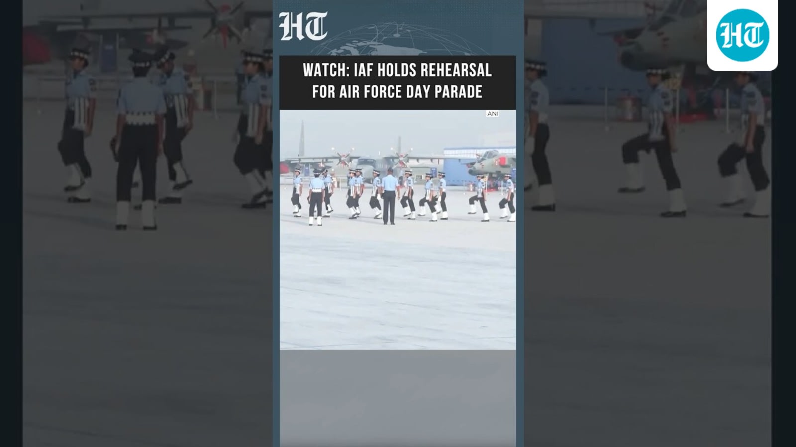 IAF Holds Full Dress Rehearsal At Hindon Air Base Ahead Of IAF's 94th Air Force Day