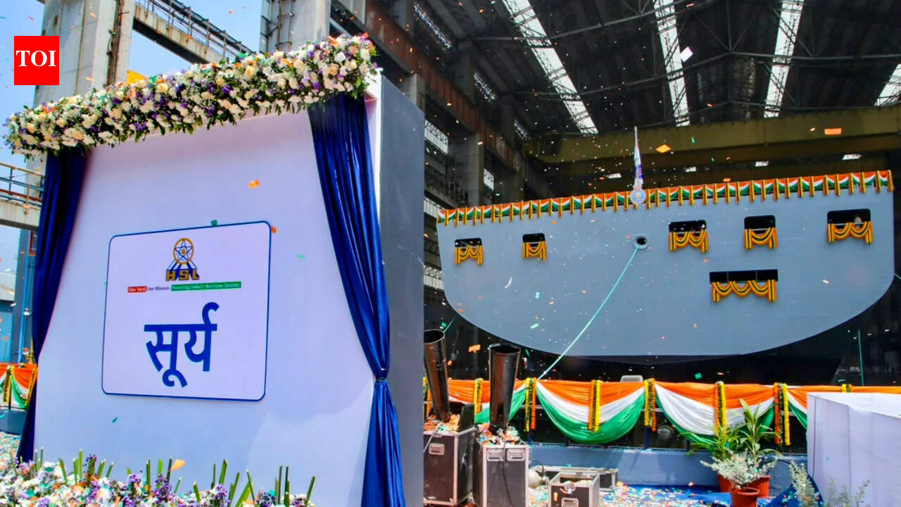 Rajnath launches first desi fleet support ship ‘Surya’ at Visakhapatnam