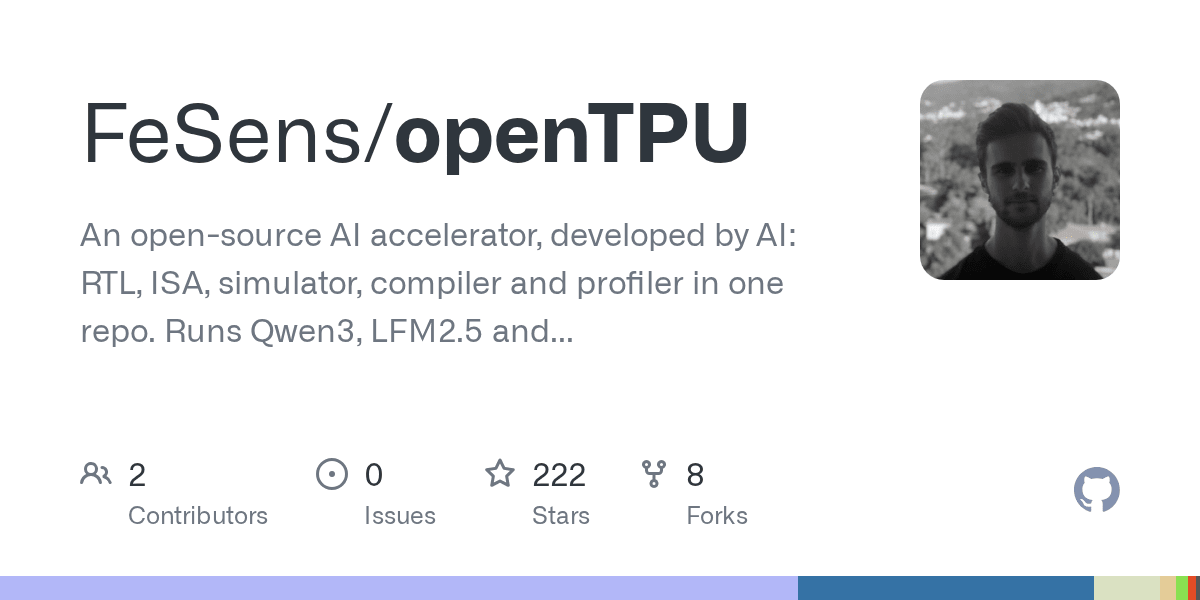 OpenTPU – An open-source AI accelerator, developed by AI