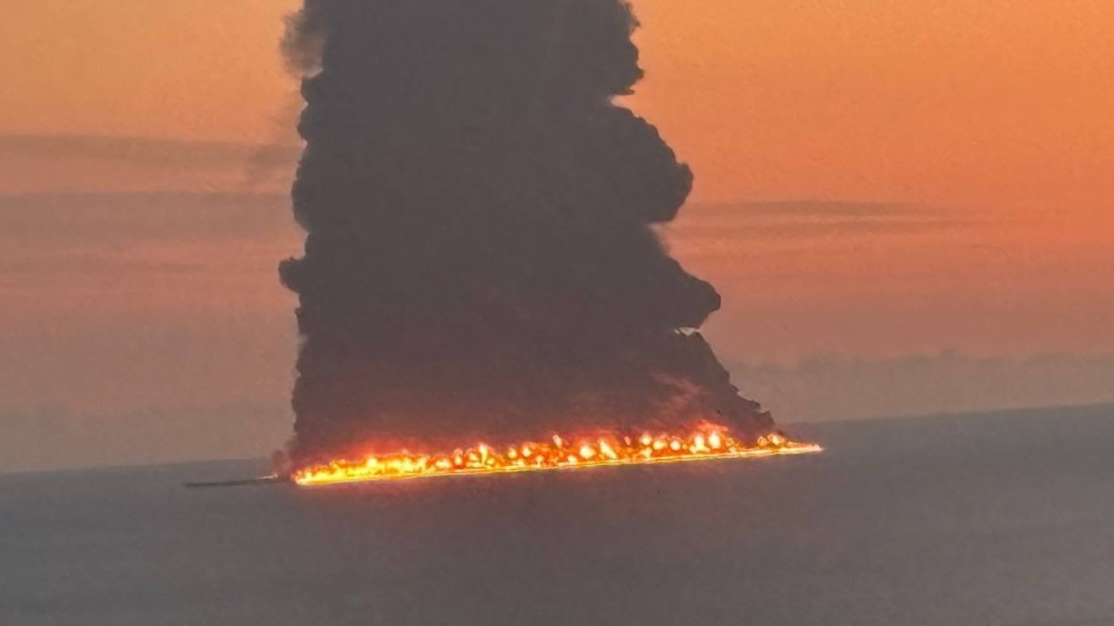 Ukraine drone attack sparks fire on Liberian-flagged oil tanker carrying Indian crew