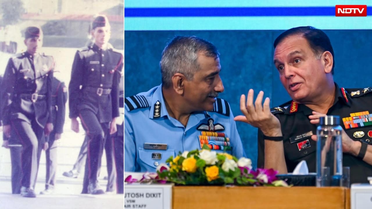A 1985 Viral Pic And 2 Young Coursemates, Who Are Now Army, Air Force Chief