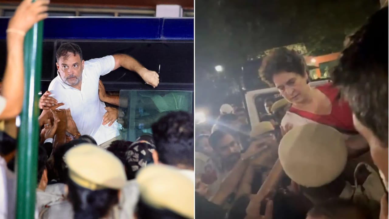 "Police Personnel Scratched Me" During Protest: Priyanka Gandhi