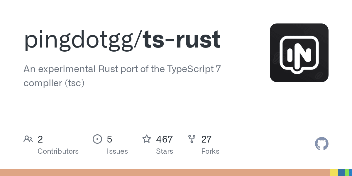 Rust Port of TypeScript (Tsc)