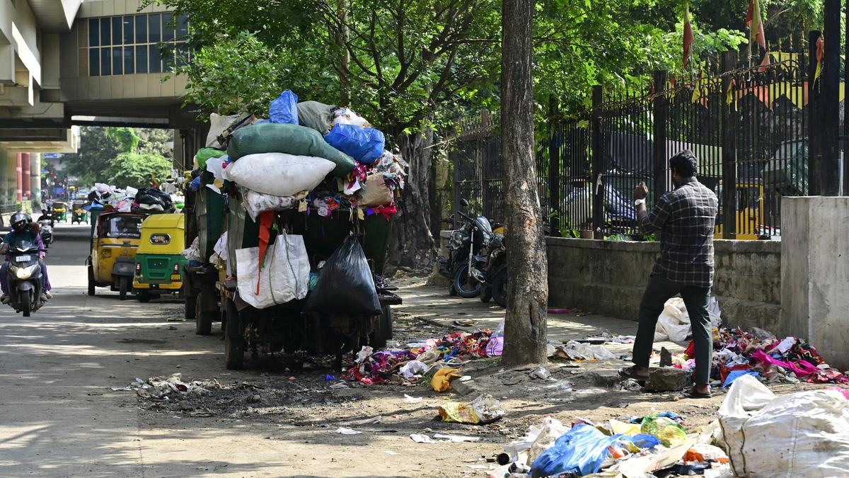Waste transfer on KR Road leaves pedestrians battling stench