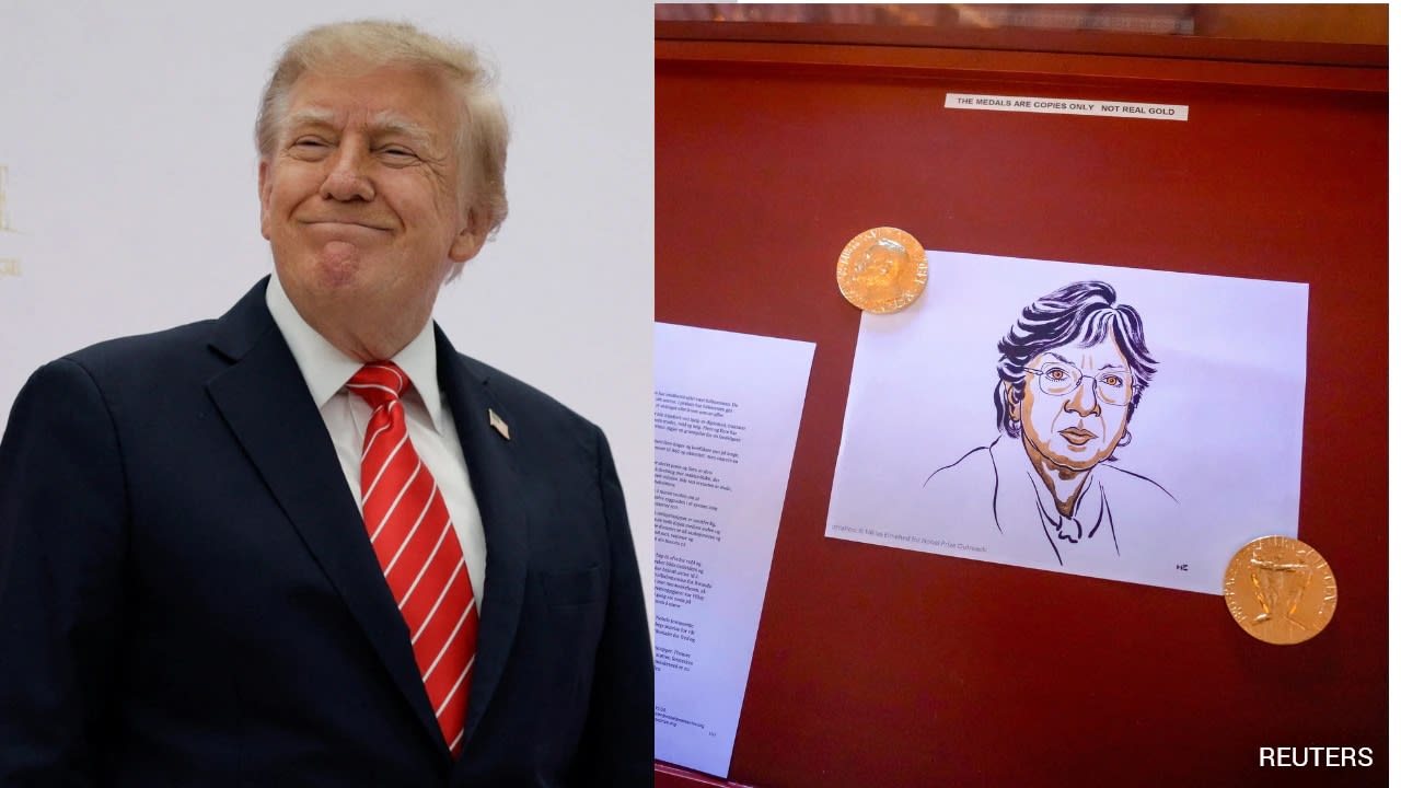"Indelible Stain" On Norway: Trump Calls Nobel Peace Pick "Disgraceful"