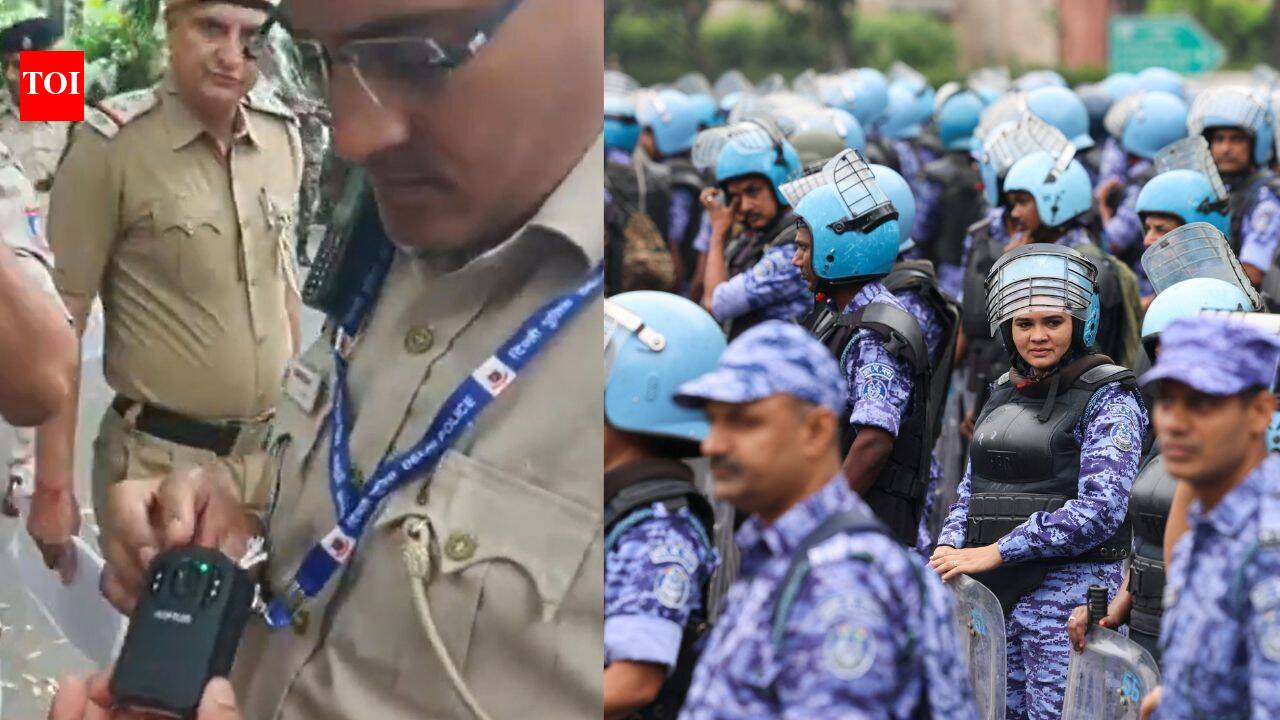 Police deploy forces with bodycams at Jantar Mantar, Dipke says 'govt waging war'