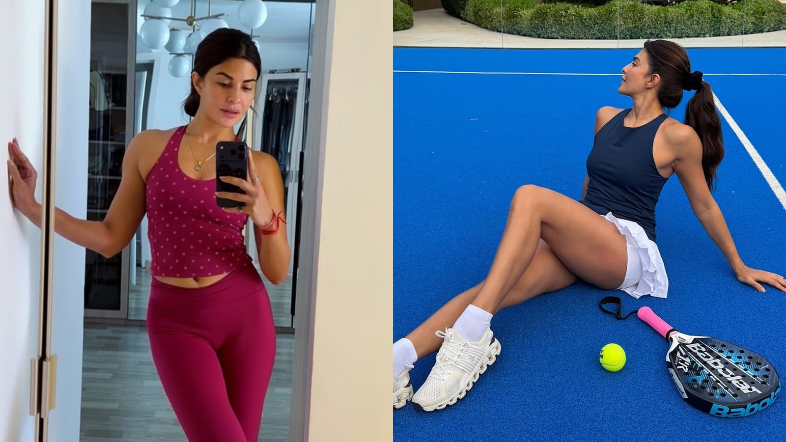 Wednesday padel, Thursday Pilates: Jacqueline Fernandez shares her ‘week of workouts’