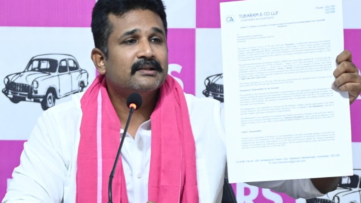 BRS raises concerns over ‘mortgaging’ land to raise ₹10,000 crore by Government