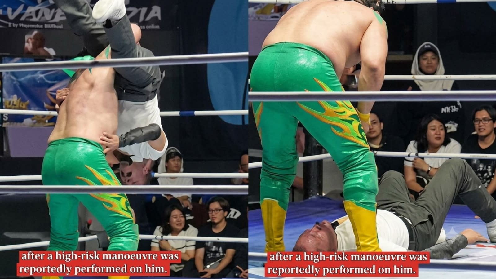 Mexican wrestler Hijo de Fishman charged with manslaughter after referee’s death
