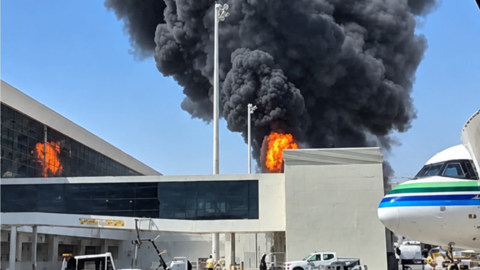Several injured in Riyadh airport blast; evacuation, travel warning issued