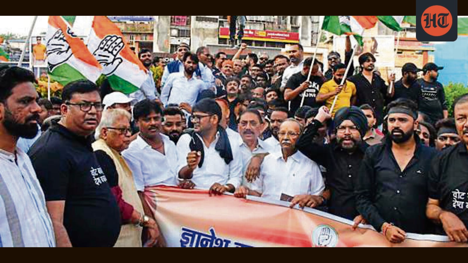 Congress march seeks action against CEC, questions electoral process