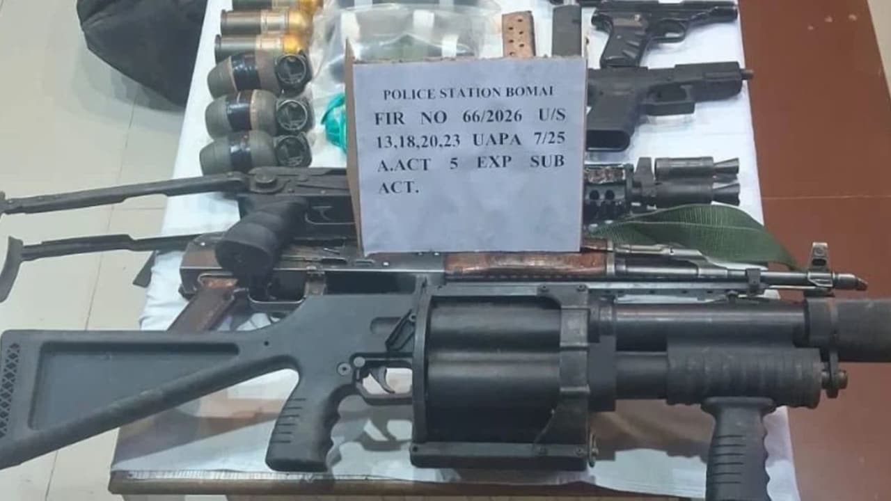 Huge Cache Of Arms, Ammunition Recovered From Cave In Jammu And Kashmir