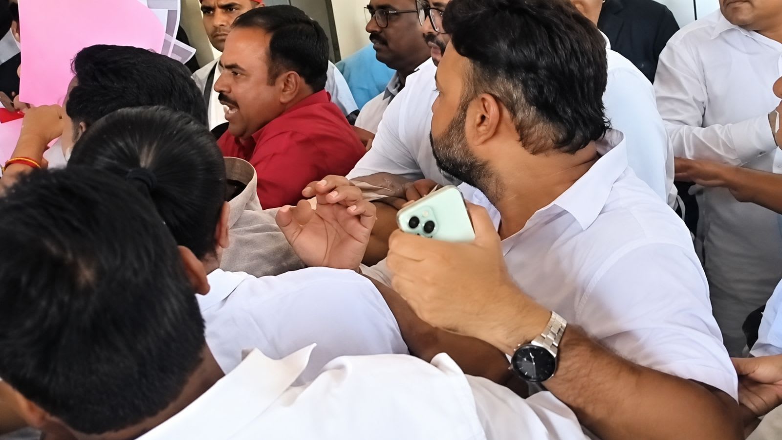 Ajay Rai’s supporters clash with women party workers at Cong event to welcome Misra, Masood