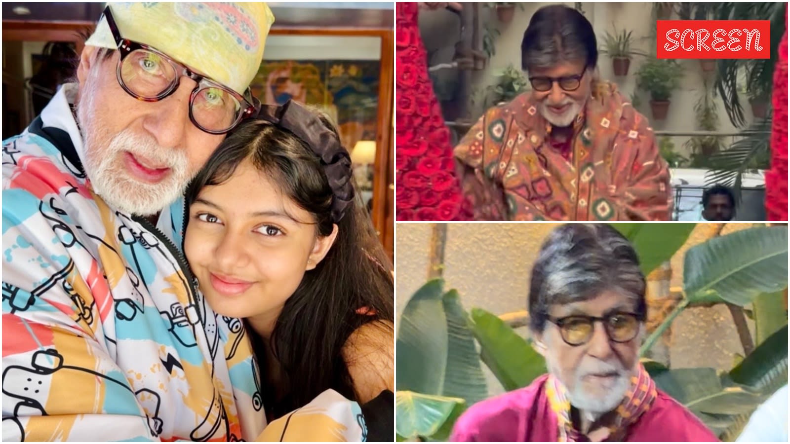 Aishwarya Rai wishes Amitabh Bachchan on 84th birthday, shares pic with Aaradhya: ‘Pa-Dadaji’