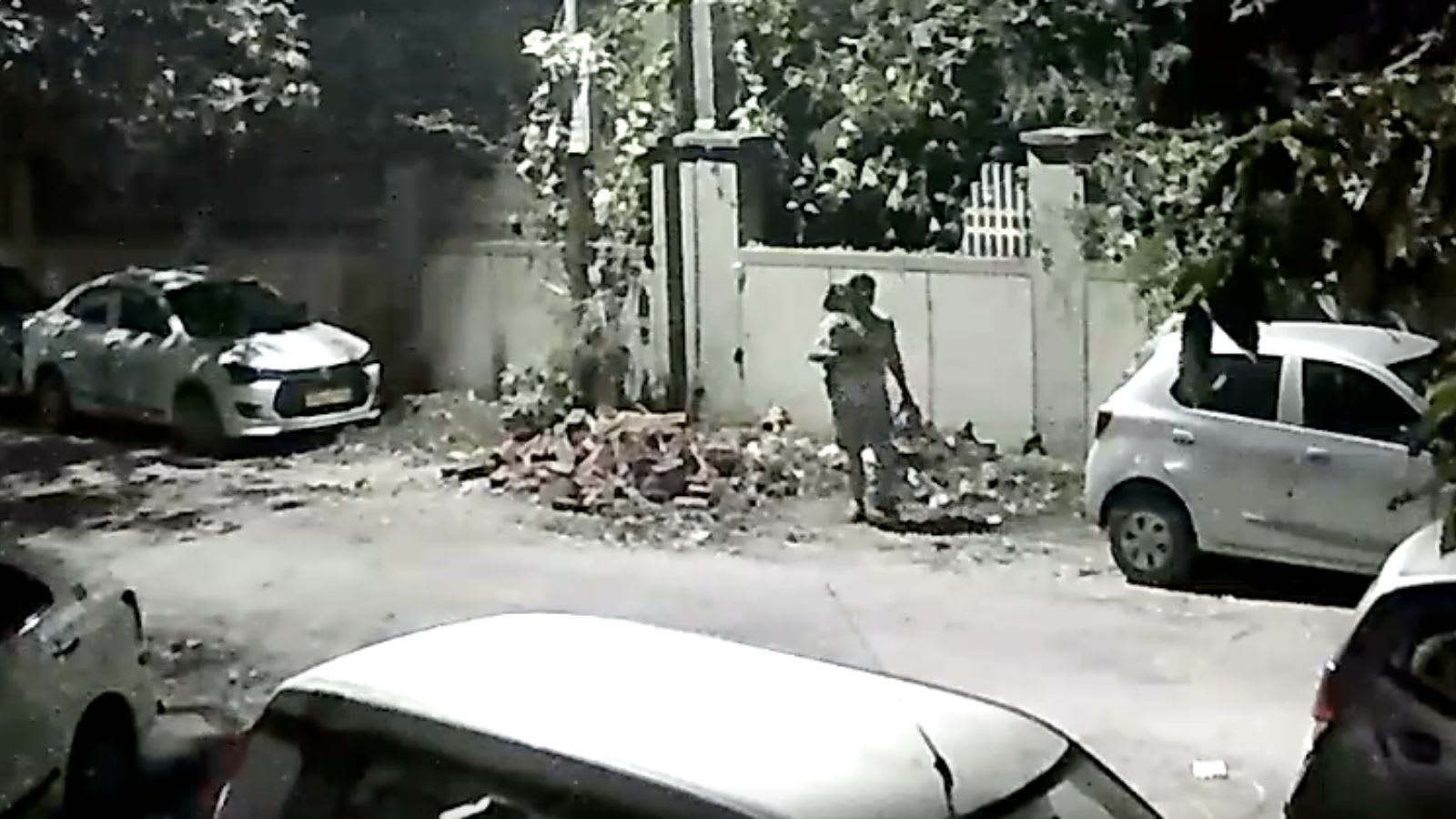 ‘Pick it up’: Voice from above stuns Greater Noida man dumping garbage on street