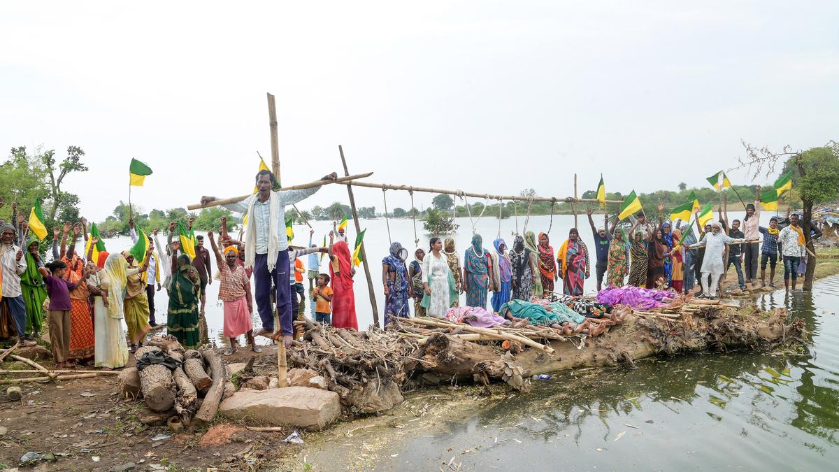 Tested by mud and water, in Bundelkhand