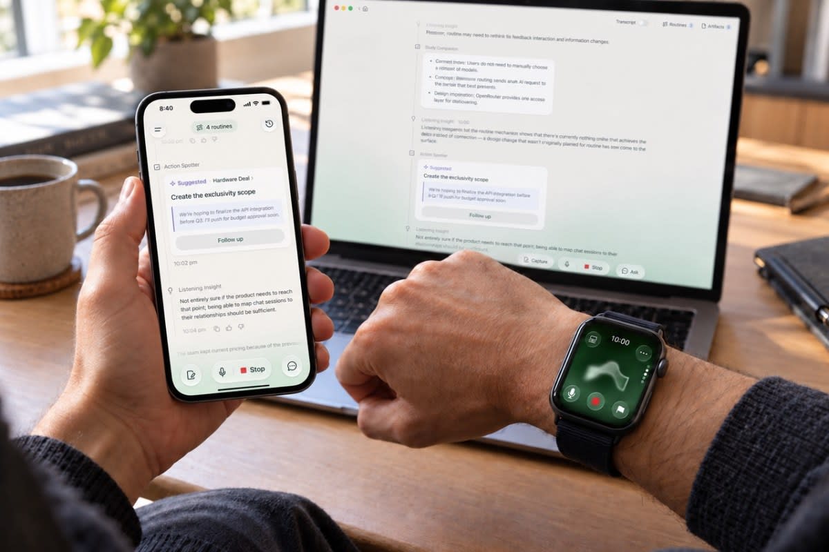 Former Plaud exec raises $26M for AI app that listens to you in the background