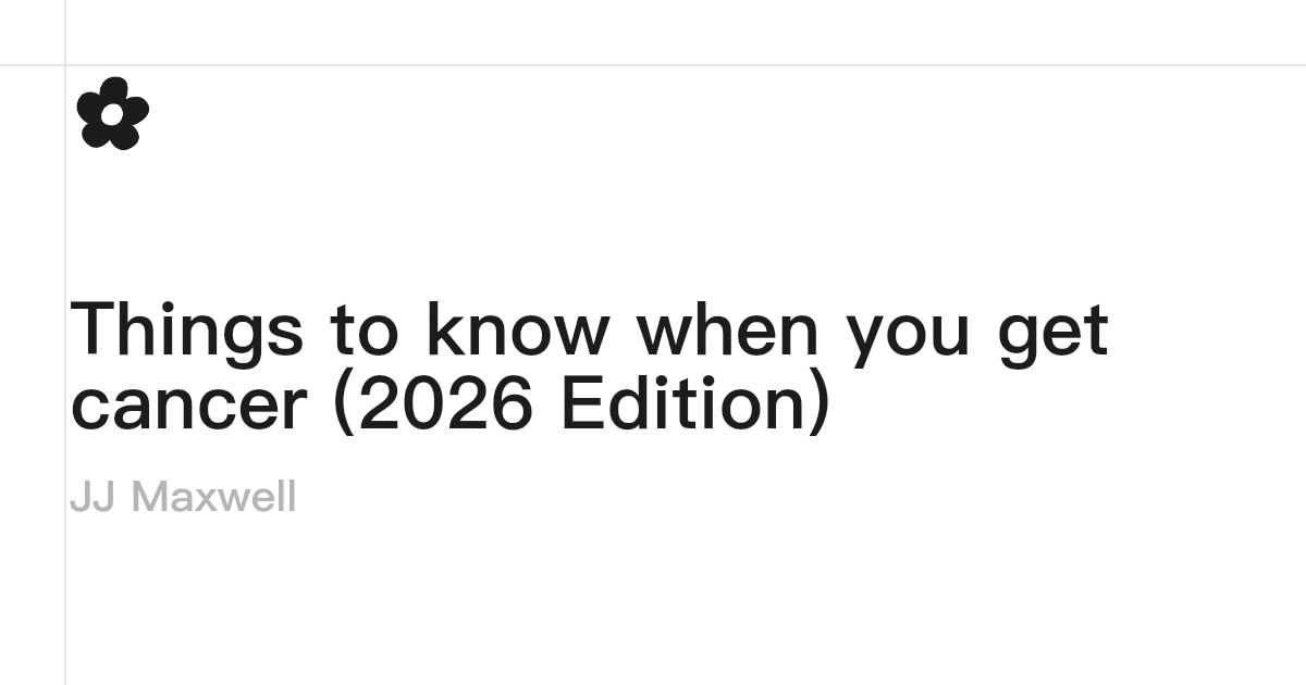 Things to know if you get cancer in 2026