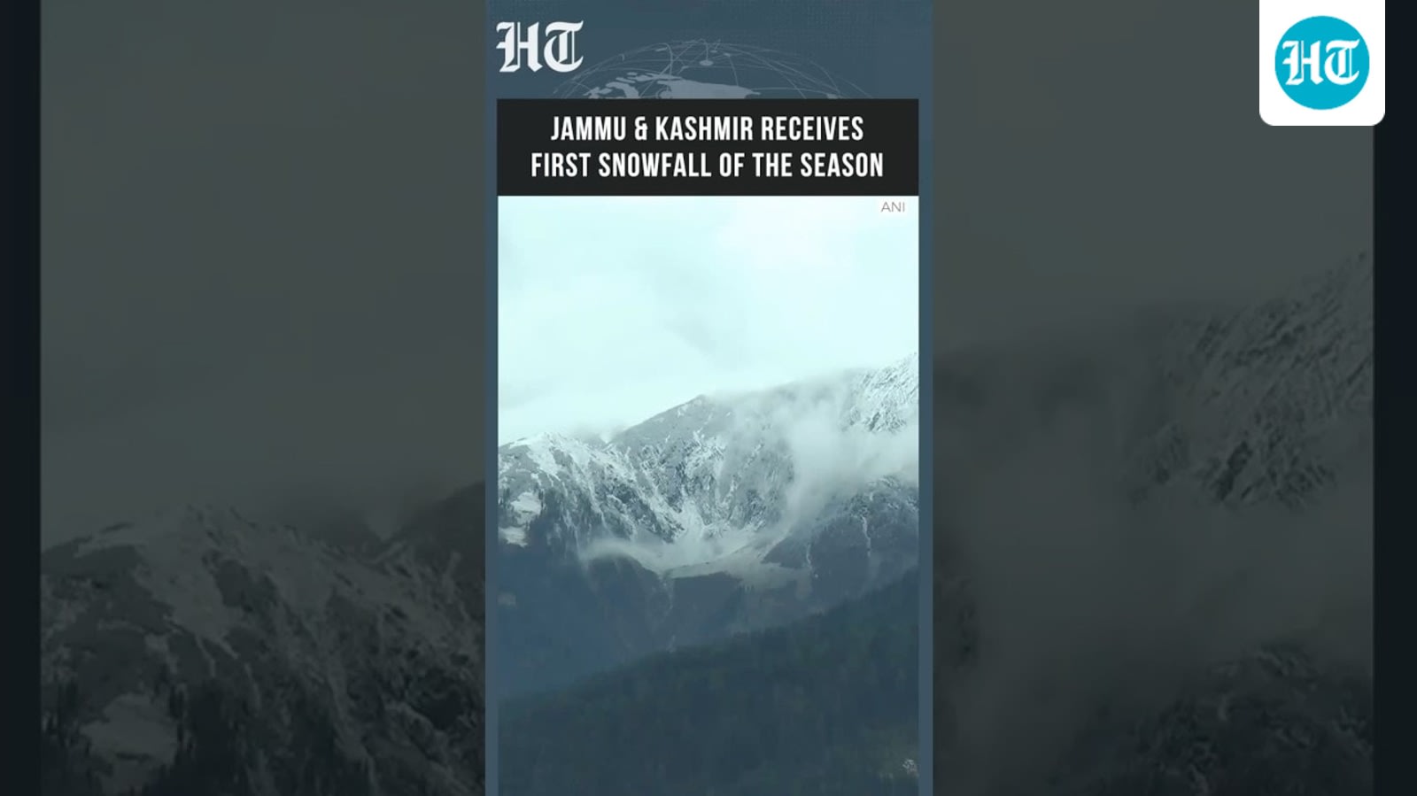 J&K: Season’s First Snowfall Covers Bhaderwah’s Kailash Range And Ashapati Glacier | HT India