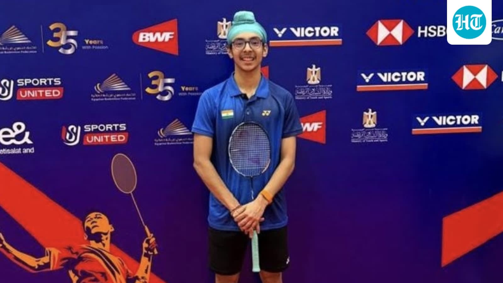 Jagsher Singh Khangurra advances to semis at the Cairo BWF World Junior Championships, assures India a medal