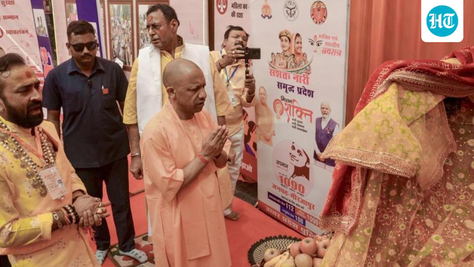 SP, Congress prioritise own families over public welfare: Adityanath