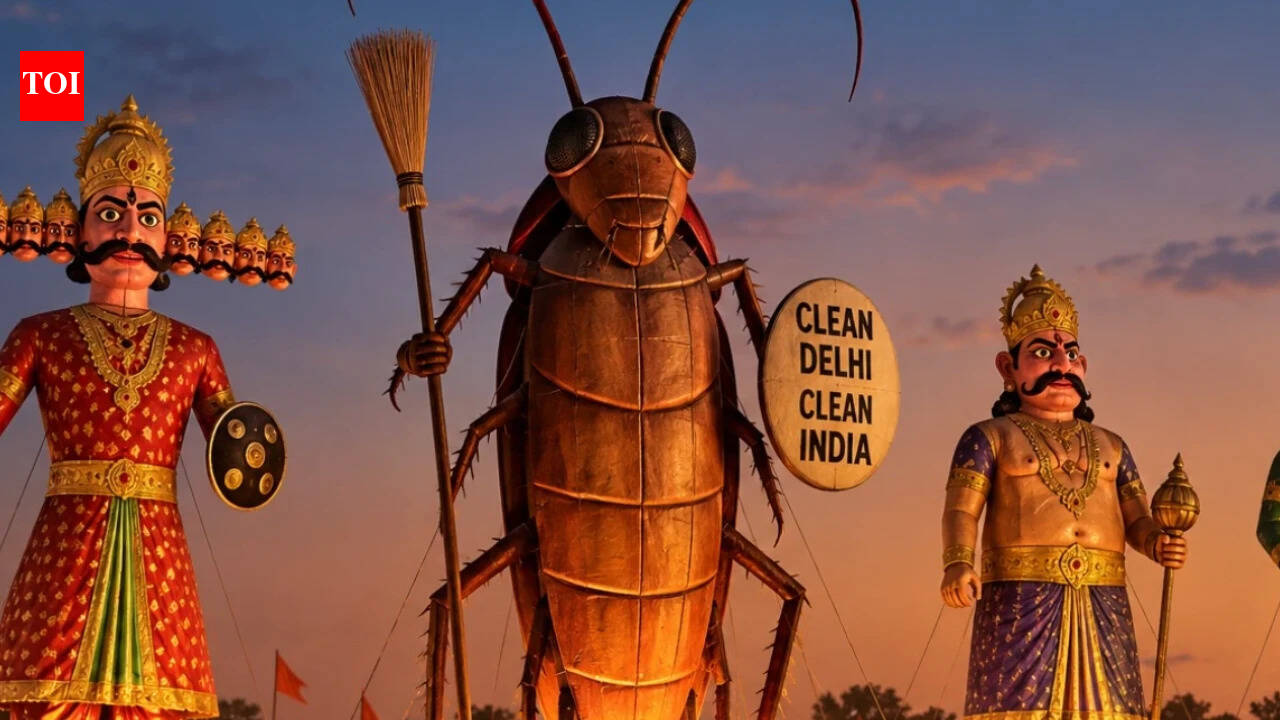 'Symbol of filth': Delhi BJP MLA on 30-ft 'cockroach' effigy to be burnt alongside Ravan