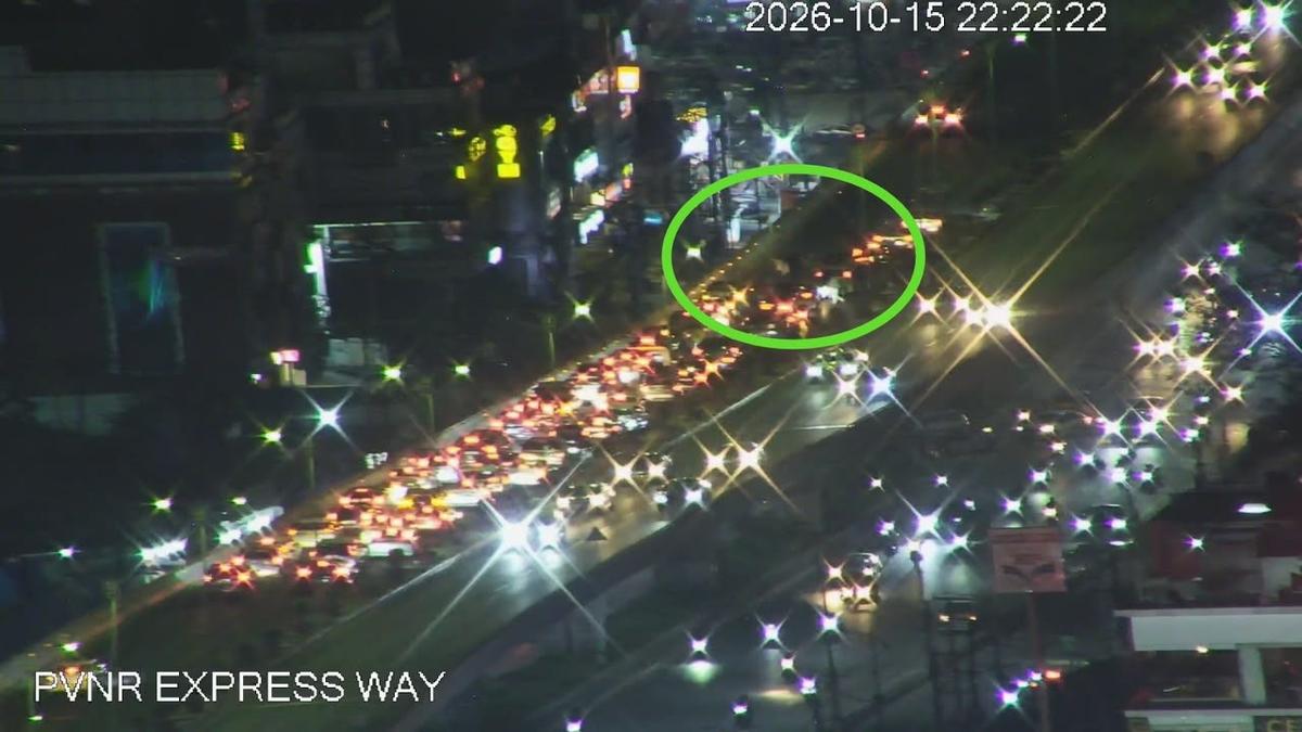 Six-car pile-up leads to traffic jam on Hyderabad’s PVNR Expressway