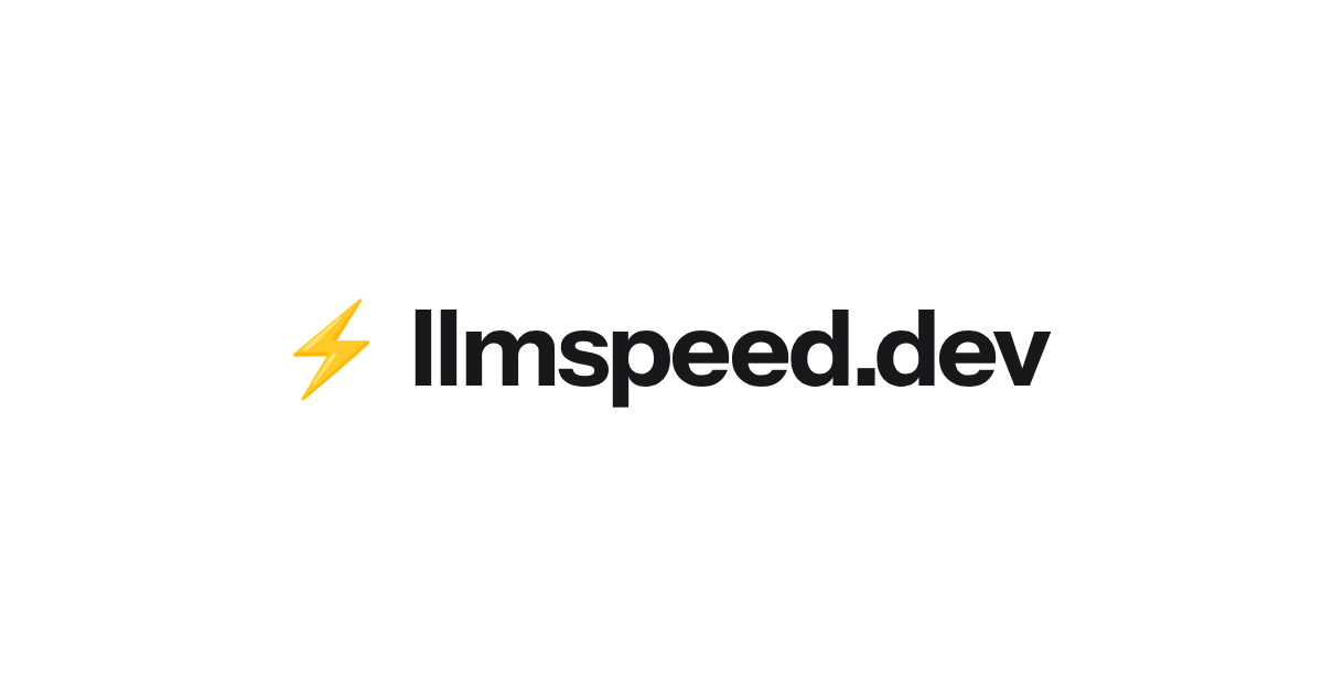 Show HN: Llmspeed – feel how fast a local LLM runs before you buy the hardware