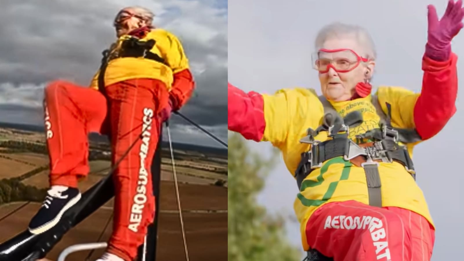 German woman, 99, walks on the wing of a moving plane, creates world record: ‘I was so excited’