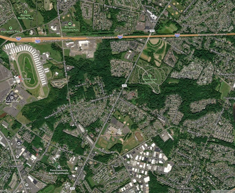 Map of Bensalem