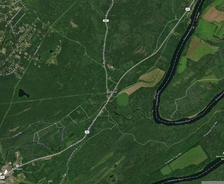 Map of Bushkill