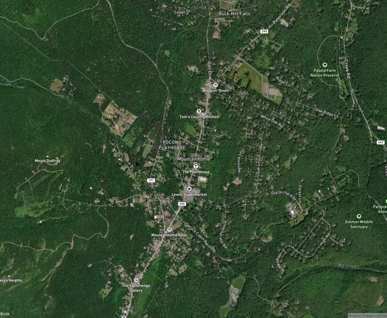 Map of Mountainhome