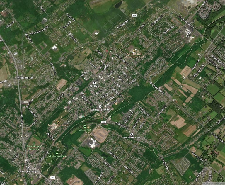 Map of Perkasie