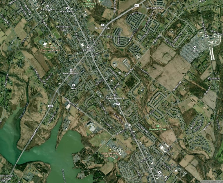 Map of Pennsburg