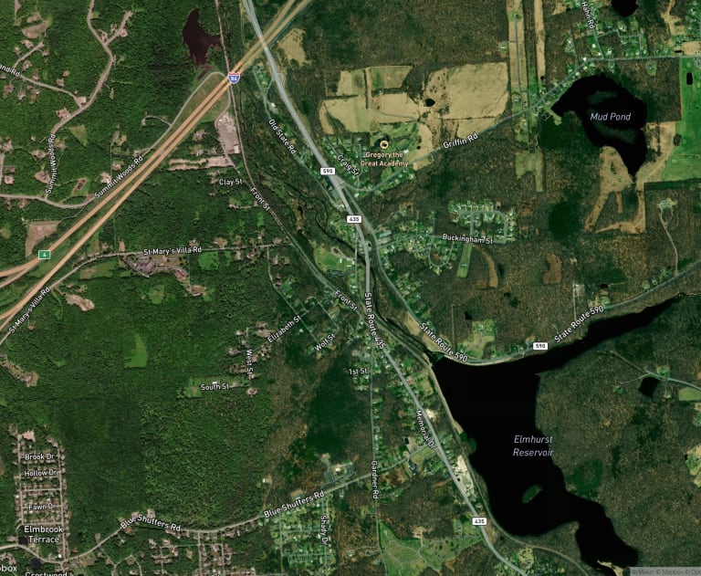 Map of Elmhurst