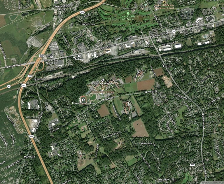 Map of Immaculata
