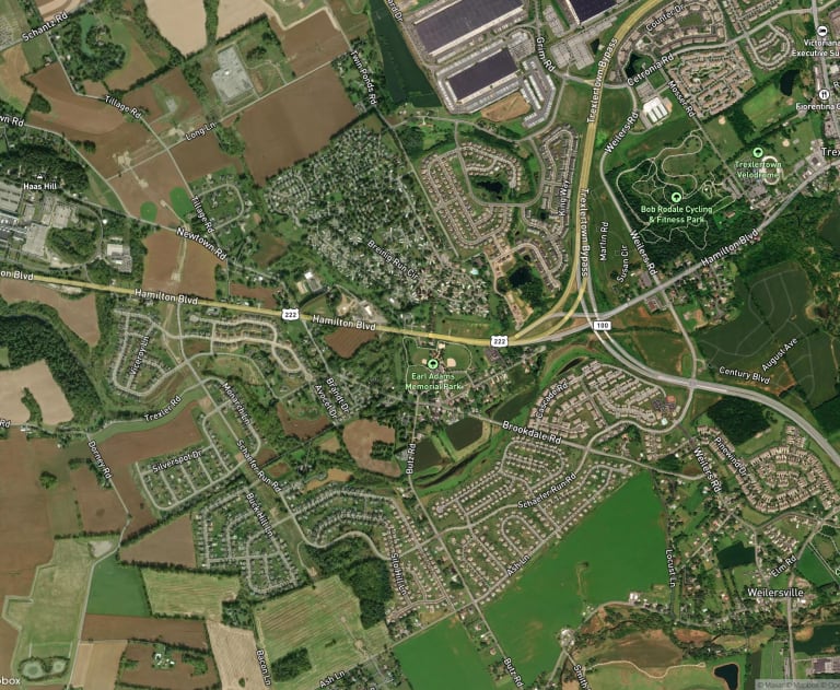 Map of Breinigsville