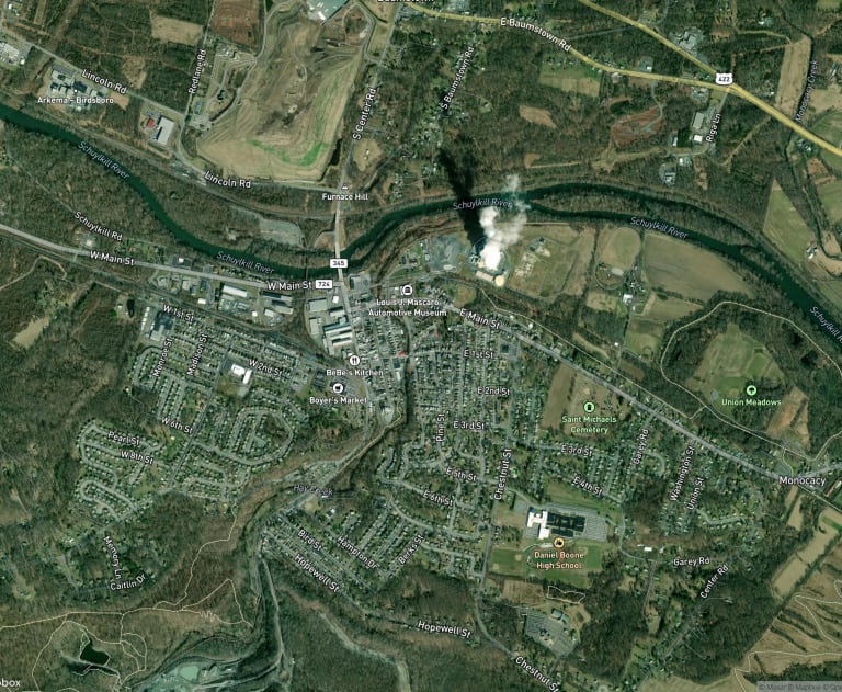 Map of Birdsboro