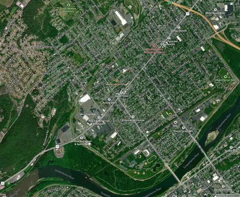 Map of Kingston