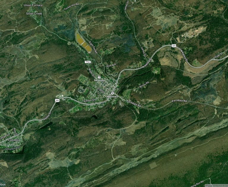 Map of New Philadelphia