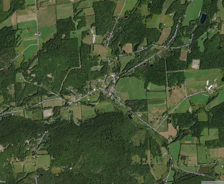 Map of Warren Center