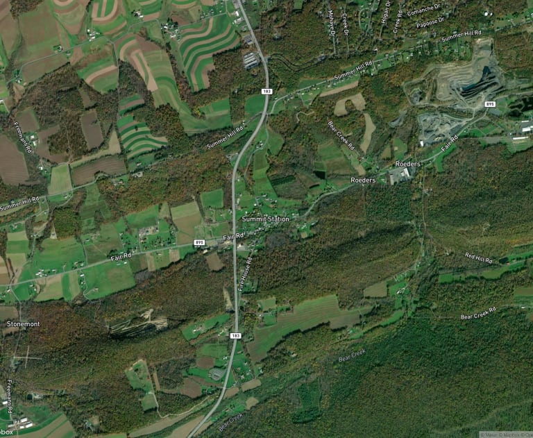 Map of Summit Station